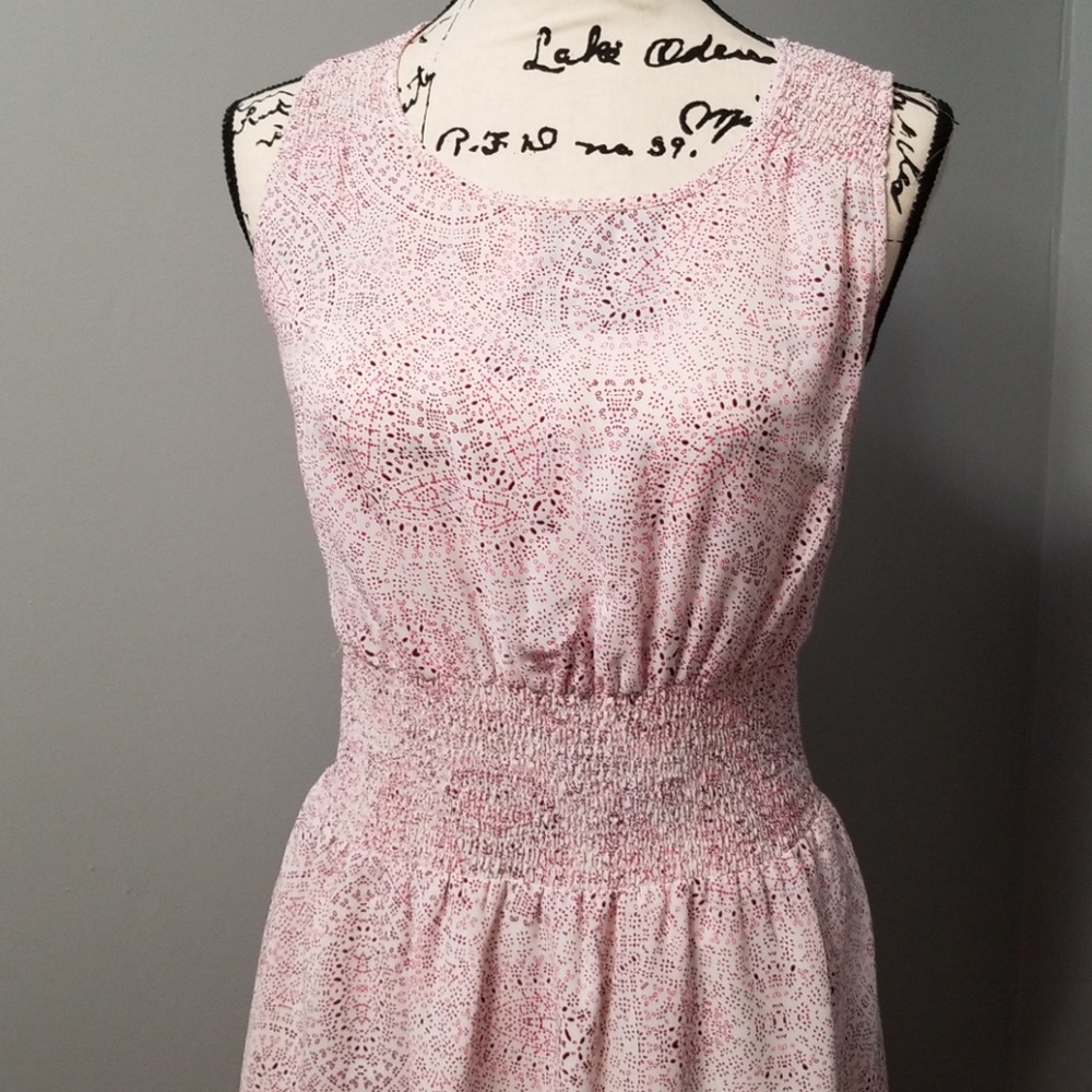 Gap Sleeveless Midi Pink Dress - Picture 2 of 8